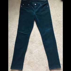 Greenish blue Kut from the Kloth Corduroy Pants